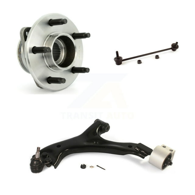 Transit Auto Ensemble de Roulement de Moyeu avant Gauche avec Bras de Commande Inférieur avec Rotule et Barre de Stabilisation pour Voiture Saturn Vue Pontiac Torrent Chevrolet Equinox K7T-101683