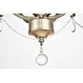 thumbnail image 2 of Elegant Lighting Brinley Collection Chandelier D21 H24.5 Lt:6 Dark Bronze Finish, 2 of 5