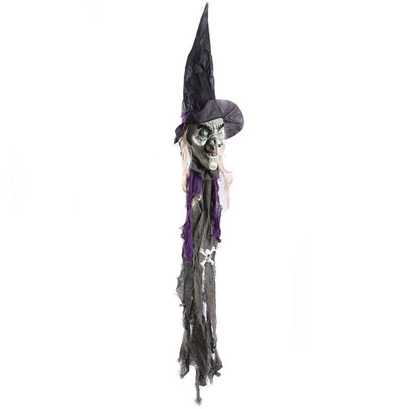 Halloween Decorative Supplies Luminous Pointed Hat Witch Hanging Ornaments