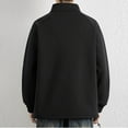 thumbnail image 4 of Generic Quarter Zip Fleece Pullover Sweatshirt for Men Long Sleeve Warm Winter Thermal Sweater Casual Fishing Shirts, 4 of 4