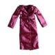thumbnail image 3 of Gabardina de manga larga a escala 1/12, minicortavientos retro para figuras de mujer de 6 pulgadas violeta, 3 of 9
