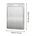 thumbnail image 2 of New Brushed Cutting Board 304 Stainless Steel Cutting Board for Kitchen Thickened 1.5 Mm Double Stainless Steel Chopping Board for Meat Vegetable & Meat, 2 of 4