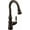 Oil Rubbed Bronze, variant on Moen S53004NL Weymouth Shepherds Hook Pulldown Kitchen Bar Faucet Featuring Metal Wand with Power Clean, Polished Nickel