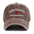 thumbnail image 6 of Unisex Retro Lake Ontario Baseball Cap - Vintage Graphic Trucker Hat with Classic Fit Design, 6 of 6
