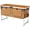 Natural, variant on LiteHaven 4ft Portable Picnic Tables,Outdoor Folding Camping Table,Adjustable Height Foldable Grill Tables,Lightweight Aluminum Picnic Table,with Storage Compartment,for Indoor Hiking Camp (Natural)
