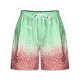 thumbnail image 5 of Wensltd Women Short Pants Print Summer Beach Casual Short with Pockets, 5 of 5