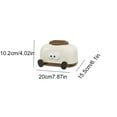 thumbnail image 3 of Fufafayo under $5 Cute Tissue Box Cover, Cartoon Tissue Box Holder, Tissue Box for Bathroom Vanity Countertop, Night Stands Bedroom Living Room Office Desk Decor, 3 of 7