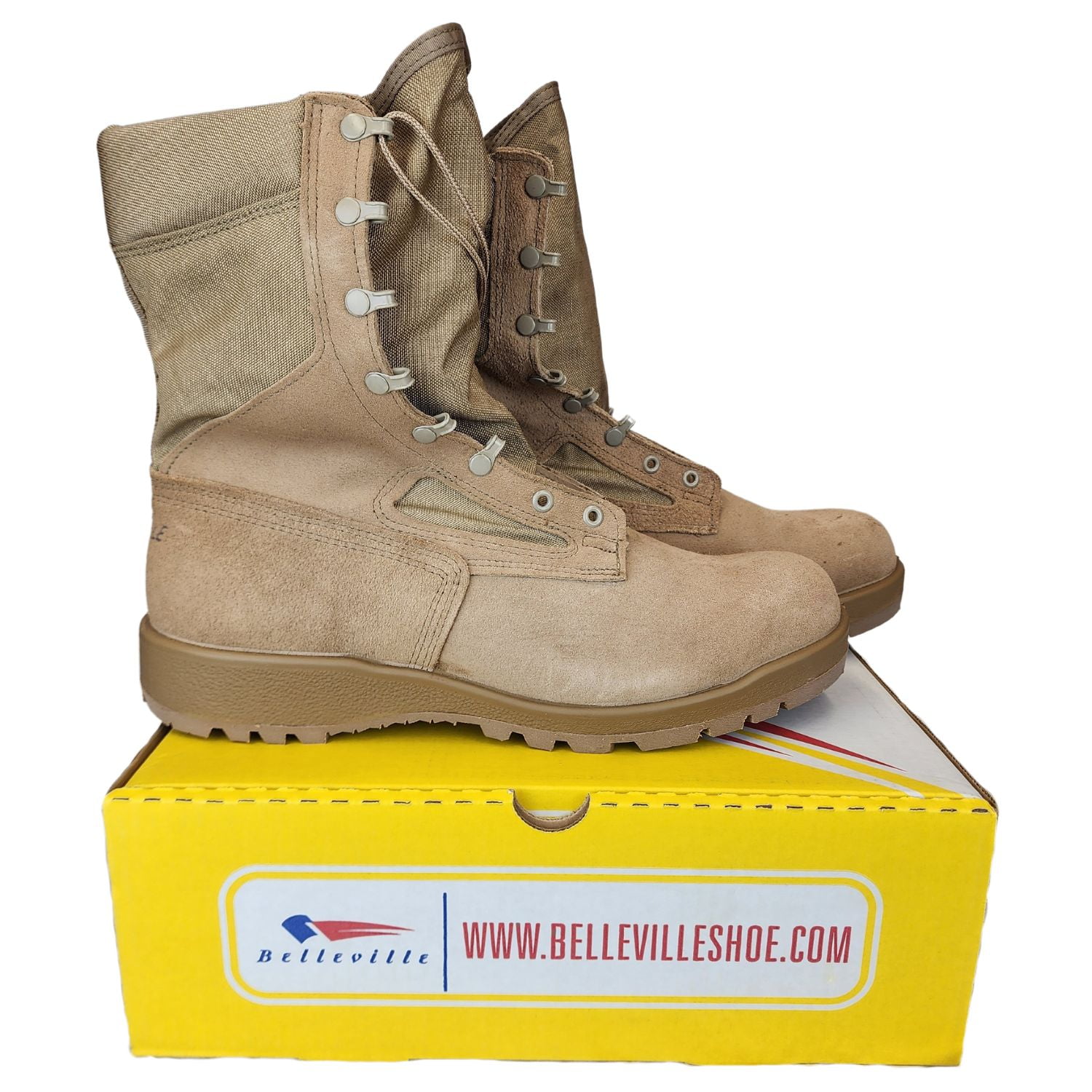 Belleville Combat Boots Size 13.5 Gore-Tex Vibram Desert Camo Belleville Gore-tex combat boots. Size 10.5 R Vibram made in  main image 2