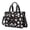 Halloween Skull Heart Star Black Pattern, variant on Halloween Pumpkin Ghost Pattern Canvas Messenger Tote Bag, Nurse Handbag with Multi Pockets & Removable Strap, Magnetic Closure Gifts for Birthday Christmas Thanksgiving
