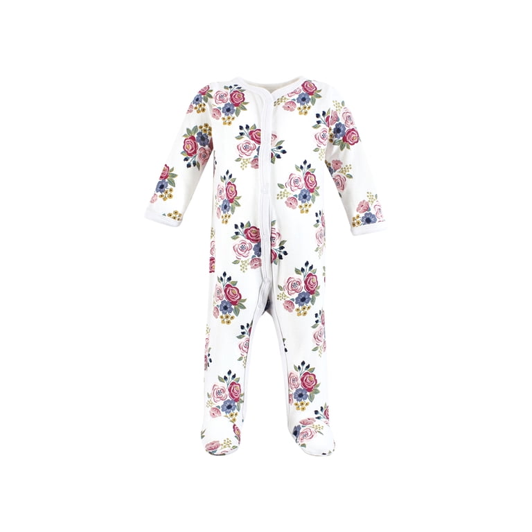 Hudson Baby Long Sleeve Sleep and Play, 3-Pack photo 2