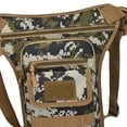 thumbnail image 6 of GARENDE Drop Leg Bag Thigh Bag Detachable Leg Straps Men Women Practical Waterproof Waist Pack for Travel Motorbike Outdoor Fisherman Green, 6 of 9