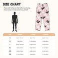 thumbnail image 3 of Balery Swan And Flowers2 Pantalones de pijama para mujer, pijamas ultraligeros, pantalones de estar por casa-Small, 3 of 6