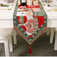 thumbnail image 1 of Mantel navideño rectangular de poliéster de 35 x 180 m con motivos de árboles de Navidad para decoración de mesas navideñas, mantel navideño impreso, absorbente, 1 of 1