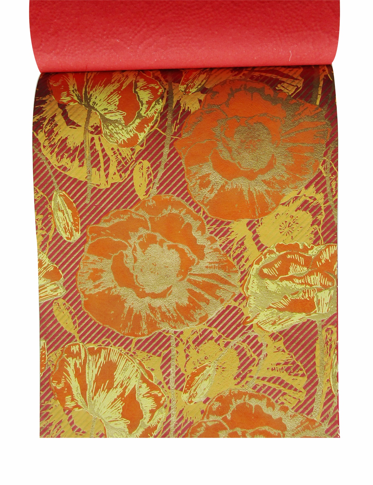 Paperhues Flower Power Handmade Scrapbook Papers 8.5x11" Pad, 36 Sheets.
