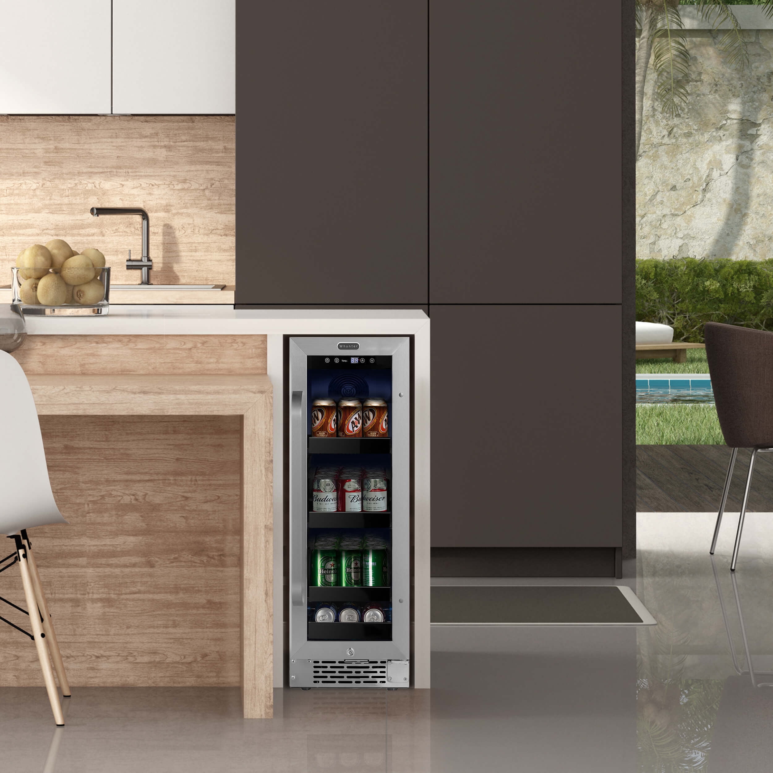 Whynter 60 Can Stainless Steel Beverage Refrigerator