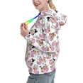thumbnail image 2 of Lsque French Bulldog Duck Pattern Casual Women's Hoodie,Hooded Sweatshirt with Kangaroo Pocket,Pullover Hoodie with Eye-catching Drawstrings-X-Large, 2 of 7