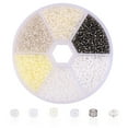 thumbnail image 2 of Cuentas de mijo de vidrio de Color sólido DIY, conjunto de cuentas de pintura de combinación de 6 colores, accesorios de joyería DIY--3MM Sincero Electrónica, 2 of 5