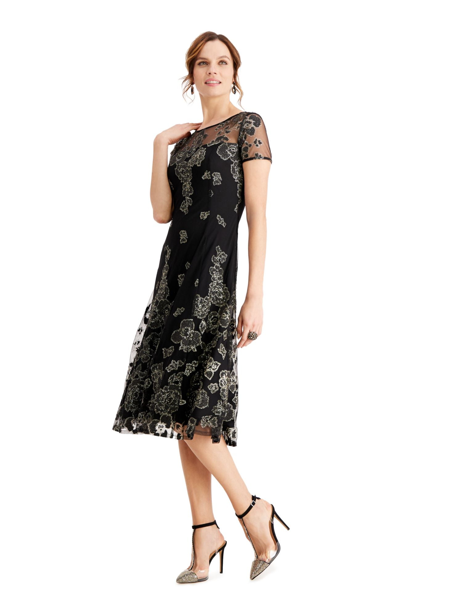 black formal dress size 18