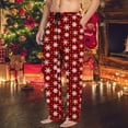thumbnail image 5 of KDFJPTH Pants For Men Stretch Christmas Pajama Drawstring And Pockets Christmas Gift Casual Pants, 5 of 5