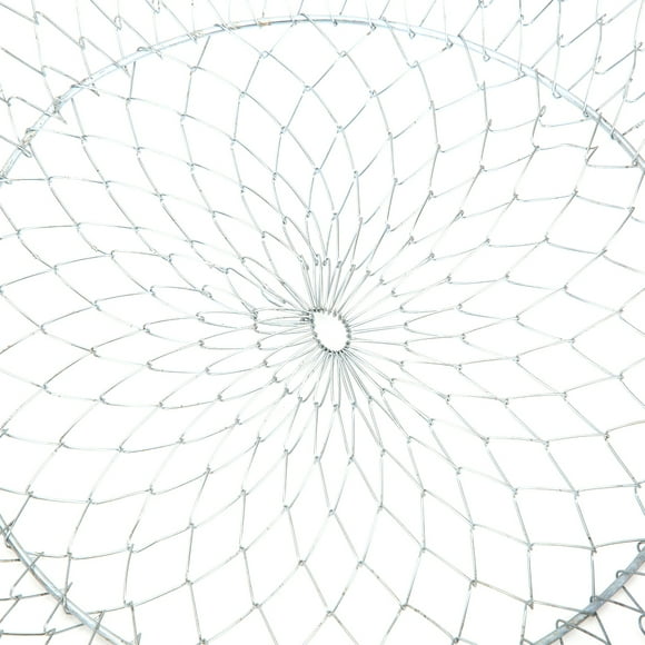 Trap Folding Steel Wire Fishing Net Bait Shrimp Cage Crab Lobster Trap for Freshwater Outdoor Fish Tackle