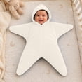 thumbnail image 2 of Baby Starfish Onesie, Thick Imitation Starfish Romper, Footie Jumpsuit Winter Warm Outfits (0-3 Months), 2 of 7