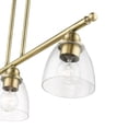 thumbnail image 4 of Livex Lighting - Montgomery - 3 Light Linear Chandelier In Transitional, 4 of 14