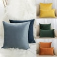 thumbnail image 3 of Nvzi Throw Pillow Cover 18x18 Decorative Cushion Case Farmhouse Pillowcase Modern Pillow Covers for Sofa,Couch, Living Room, Dark Green, 3 of 5