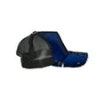 thumbnail image 4 of Top Headwear Reversible Sequin Mesh Back Adjustable Baseball Cap - Royal, 4 of 4