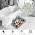 thumbnail image 3 of Tooth Polyester Non-Slip Machine Washable Indoor Rug Floor Mat Chair Rug, 3 of 6