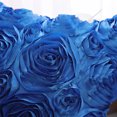 thumbnail image 6 of Unique Bargains 3D Flower Decorative Throw Pillow Cover 16" x 16" Royal Blue, 6 of 8