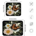 thumbnail image 3 of Butterfly Dish Drying Mat, Absorbent Microfiber Pad Protector For Kitchen Counter Top Mat Dish Drainboard 16x18in, 3 of 7