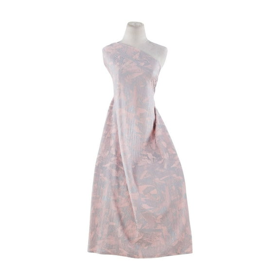 Zelouf Robyn Dull Metallic Jacquard  , Sewing, DIY, Crafts Fabric by the Yard, Peach Whisper, 3 Yard