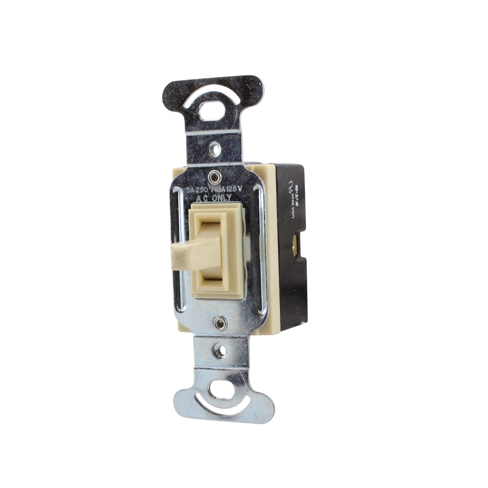 Arrow Hart 4354I ACDC Toggle Switch 5A 250VAC 10A 125VAC SPDT, Ivory