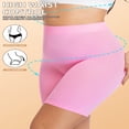 thumbnail image 6 of Vloges Women's Plus Pink Thigh Shaper Loungewear Pants, 1-Pack, 6 of 7