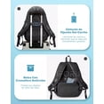 thumbnail image 4 of Mochila Escolar Viaje Para Laptop 15.6 Inch Mochilas Hombre Antirrobo Negro IFORU 30 L, 4 of 8