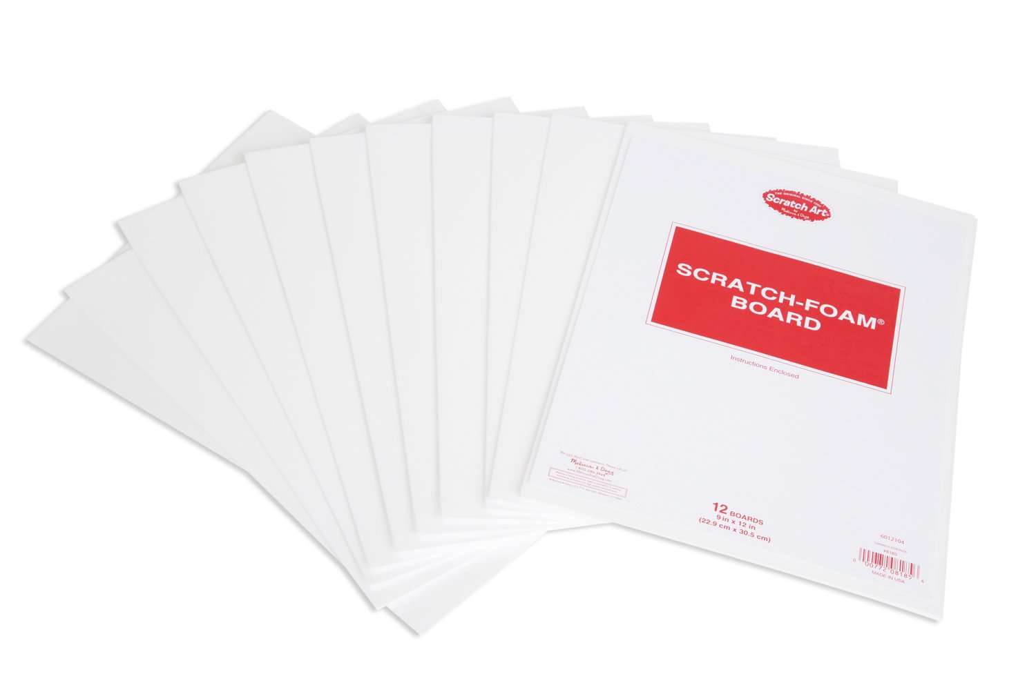 Melissa & Doug Scratch Art ScratchFoam Board (9 x 12 inches) 12