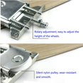 thumbnail image 3 of Polea de puerta corredera de gabinete de 2 piezas, kit de rodillo de puerta corredera, accesorios de puerta corredera, polea de hardware, accesorios de puerta corredera de repuesto, 3 of 5