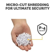 Fellowes Microshred Automatic Reverse Functionality Micro Cut Shredder White, 1 Pack