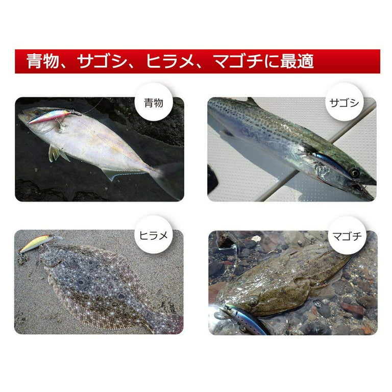 DUEL HARDCORE Lure Heavy Sinking Minnow Hardcore Heavy Minnow (S) 110mm  Weight: 37g F1190-HRCA-Akahara Candy Sea Bass Green Fish 