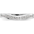 thumbnail image 4 of 14K White Gold Diamond Wedding Band (Size 7) Made In India rm2677b-024-waa, 4 of 5