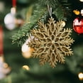 thumbnail image 5 of Glitter Snowflake Christmas Ornaments - Sparkling Snowflakes for Xmas Tree Decor, Winter Wonderland Party Supplies, Holiday Home Decorations for Indoor Outdoor Seasonal Festive Display, 5 of 6
