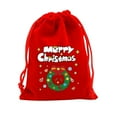 thumbnail image 1 of Dsscvnef Christmas Bag Red Velvet Drawstring Bag Christmas Packaging Bag Jewelry Bag Christmas Snack Bag Drawstring Bag Cool Christmas Ornament Christmas Ornament Daughter, 1 of 6