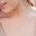 thumbnail image 6 of SZUL Women's 1/2 Carat Floating Round Diamond Solitaire Necklace in 14K White Gold (J-K-L, I2-I3), 6 of 6