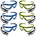 thumbnail image 1 of Gafas de seguridad TAIGAOASIS, paquete de 6, transparentes con protección UV, 1 of 5