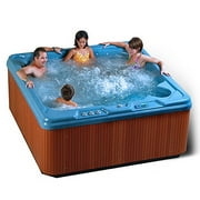 7-Seat Keys Ovation 76-Jet Hot Tub Spa, Blue Shell