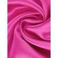 thumbnail image 5 of INSPIRE CHIC Women's Satin Nightdress Sleeveless Backless Slit Silky Midi Nightgown S Hot Pink, 5 of 6