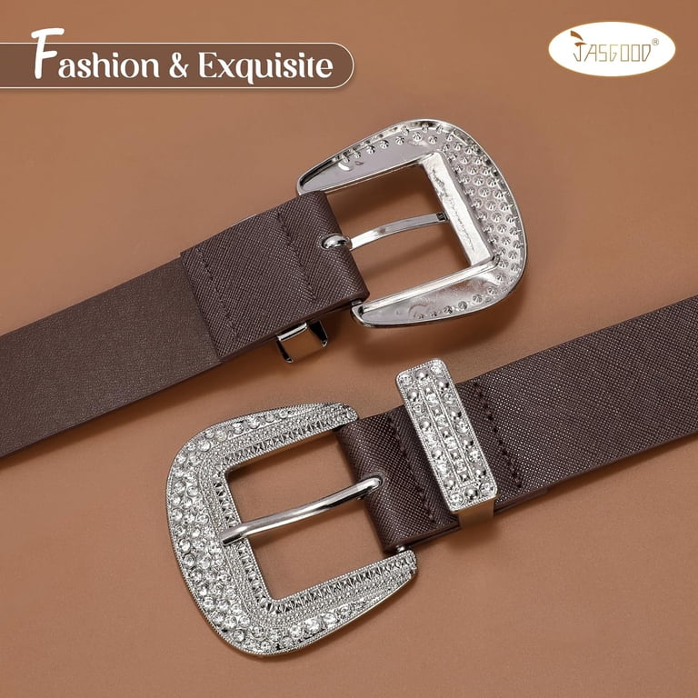 9592 Women Western Leather Belts Ladies Vintage Design Waist Belt For Pants Women Western Leather Belts Ladies Vintage Design Waist Belt  main image 2