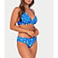thumbnail image 3 of Printed Muse Halter Bikini Top Swimsuit, 3 of 6