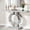 Silver, variant on Tribesigns 43-Inch Mirrored Console Table with O-Shaped Base, Modern Silver Glass Entryway Table with Mirror Finish