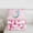 Pink J 02, variant on Feelyou Initial Letter B Queen Comforter Set, Cartoon Monogrammed Bedding Sets, Princess Ribbon Reversible Bedding Comforter Set, Ultra Soft Home Decor,3-Piece